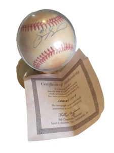 Rawlings Sammy Sosa Authentic Autogramm Baseball signed Chicago Cubs #21 mit COA - Bild 1 von 4