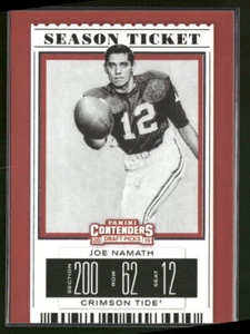 Panini Contenders Draft Picks Collegiate #48 2019 Joe Namath - Imagen 1 de 2