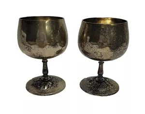 2er Set Vintage Venedig Spanien versilberte Becher - Bild 1 von 6