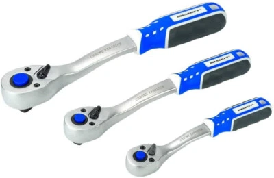 Umschaltknarre Set Ratschenschlüssel 1/4 3/8 1/2 Ratsche Umschaltratsche Komfort - Bild 1 von 4