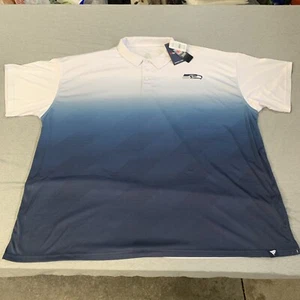 NEU Fanatics Seahawks Poloshirt Größe 6XL Team Bekleidung NFL DXL Big And Tall Neu mit Etikett - Bild 1 von 15