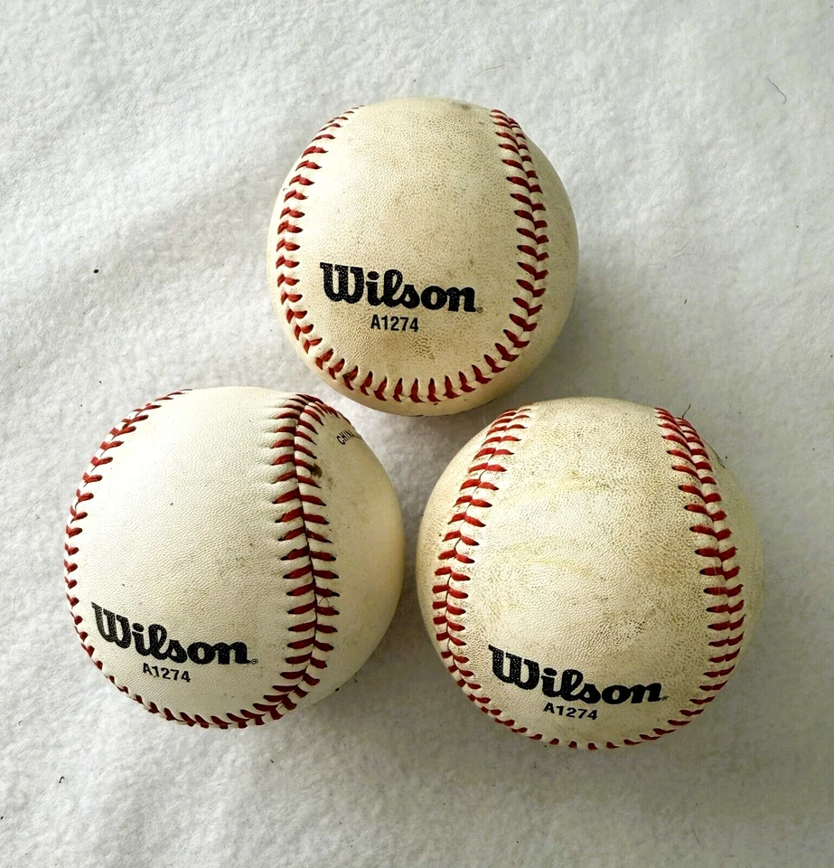 Pelotas de béisbol de las pequeñas ligas Wilson A1274 de práctica/teeball 3pk Foto 1 de 1