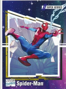 #100 SPIDER-MAN 2024 UD Marvel Renditions Spider-Man MARVEL UNIVERSE IMPEL - Bild 1 von 2