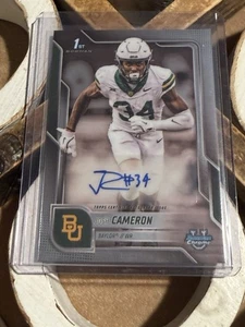 2025 Bowman Chrome University Josh Cameron Auto - Picture 1 of 2
