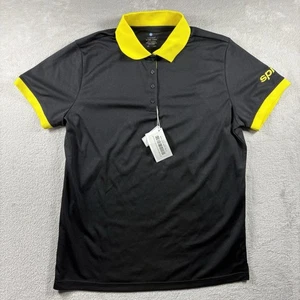 Spirit Airlines Women’s Large Black Embroidered Employee Polo Shirt NWT #3246 - Picture 1 of 9