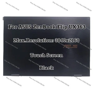 For ASUS Zenbook Flip OLED UX363EA-HP521W LCD Assembly Complete Touch Screen 4K - Picture 1 of 8