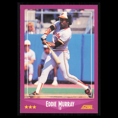 Eddie Murray #18 1988 Score Baltimore Orioles Baseball Card MLB NM - Image 1 of 3