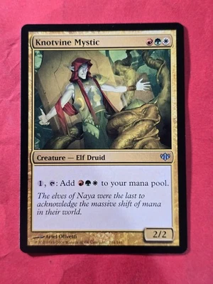 2009 Magic The Gathering Conflux #114 Knotvine Mystic, UC, NF, cd6 - Image 1 of 3