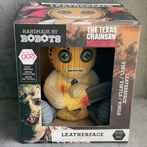 Leatherface Chainsaw Massacre Handmade by Robots 12” Large 003 Vinyl Knit Series - Picture 1 of 7
