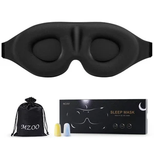MZOO Luxus Schlaf Augenmaske für Seitenschläfer Herren Damen, Null Augendruck 3D S... - Bild 1 von 7