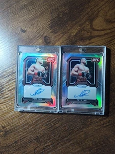 Panini UFC Petr Yan 2023 automático plateado X2 con etiquetas casi nuevo - Imagen 1 de 3