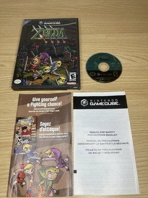The Legend of Zelda Four Swords Adventures, No Manual Cleaned Mint Disc Tested - Image 1 of 4