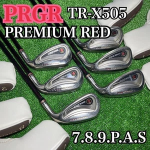 PRGR TRX505 Premium Red Women Iron 79P A.S Carbon Shaft - Picture 1 of 11