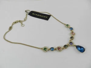GIVENCHY Pavé Crystal Necklace, 16" + 3" extender - Picture 1 of 4