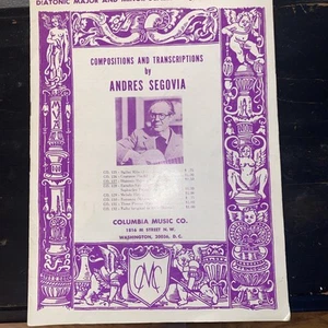 Compositions & Transcriptions by Andres Segovia Sheet Music - Picture 1 of 1