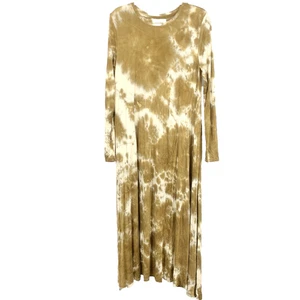 Natural Life Damengröße Large Kleid Stevie Maxi Langarm braun Batikmuster - Bild 1 von 7