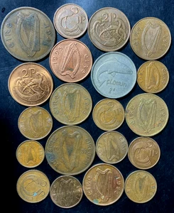 Altes Irland Münzlot - 1937 - PREEURO - 20 VINTAGE COINS - Lot #N3 - Bild 1 von 1