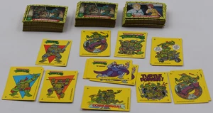 Vintage 1989 Topps Teenage Mutant Ninja Turtles TMNT 163 Cards 16 Stickers Lot - Picture 1 of 20