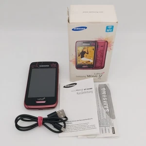Samsung GT-S5380 Wave y La'Fleur Edition - Farbe weinrot - OVP - funktioniert ✅ - Bild 1 von 17