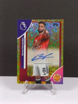 Topps Premier League 2026 Bruno Fernandes Autograph 41/50 Auto Manchester United - Image 1 of 2