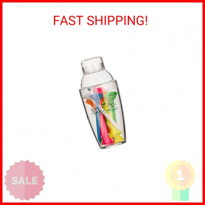 Mini agitador de golf ProActive Sports Martini con camisetas de plástico duraderas de 3-1/4" 12-Pa Foto 1 de 1