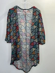 LuLaRoe Damen mehrfarbiges geometrisches Kimono-Top, Größe Small.  2S - Bild 1 von 6