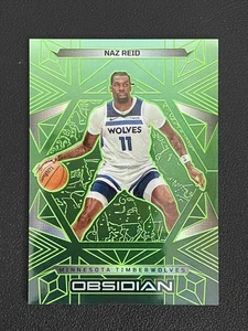 Naz Reid 2024-25 Panini Obsidian Electric Etch Green Flood 14/25 #74 - Picture 1 of 2