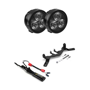 DENALI D3 Dual LED Driving Light Pod Headlight Kit Yamaha Tenere 700 - 2019-2023 - Foto 1 di 8