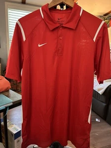 NIKE Team Spieltag Training Performance Polo In Rot Dri-Fit Medium - Bild 1 von 4