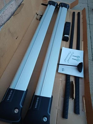 Genuine Volvo XC90 MK2 Load Carrier, Roof Bars 2015-2024 New For Open Roof Rails - Image 1 of 4