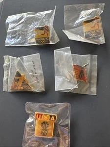 Kodak 1988 & 1992 Official Olympics Sponsor Lapel Pin 5 Total (4 Different) NEW - Picture 1 of 7