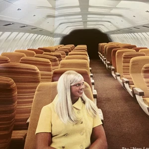 Boeing 727 New Interior 1969 Brochure/Poster 22x17 727-200 - Picture 1 of 11