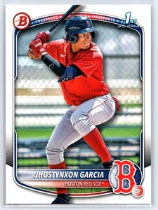 2025 Bowman Prospects #BP-43 Jhostynxon Garcia - Boston Red Sox - Picture 1 of 2