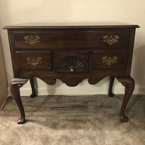 Ethan Allen Georgian Court Cherry Lowboy Chest Dresser #11-9205 Cover