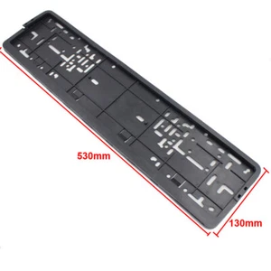 Marco de matrícula de plástico desmontable negro para Europa marco de la UE cubierta de soporte europeo - Imagen 1 de 7