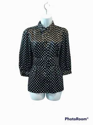 AB Studio fitted polka dot blouse - Image 1 of 4