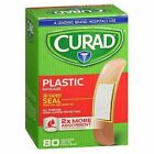 Curad Plastic Bandage All Purpose Long Lasting Protection Absorbent 80Ct 6 Pack