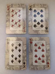 The Lord Of The Rings TROTK 2003 TENS SET ONLY Replacement Playing Cards - Picture 1 of 2