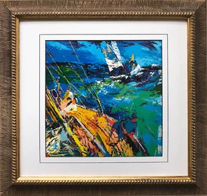 "Ocean Sailing" LeRoy Neiman NEW Art Print Ocean Boating Yacht - Picture 1 of 3