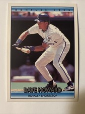 1992 Donruss Baseball Card #567 Dave Howard Kansas City Royals MLB