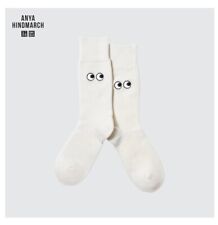 UNIQLO X ANYA HINDMARCH - White Socks, UK 4 - 7.5, New in Packaging, Sold Out