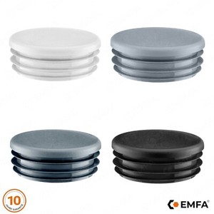 Lamellenstopfen rund Kunststoff Rohrstopfen Rohrkappen Endkappen Abdeckkappe 