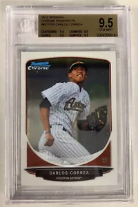 Carlos Correa 2013 Bowman Chrome Prospects #BCP100 BGS 9.5 True Gem Mint Rookie - Imagen 1 de 2