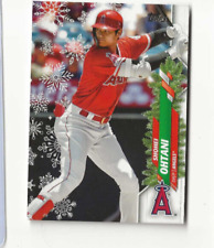 2020 SHOHEI OHTANI TOPPS HOLIDAY CARD  ANGELS   MINT  HOT  LIMITED EDITION