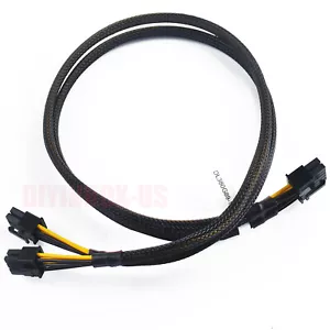 10pin to 6+6pin HP ProLiant DL380 G8 &GPU NVIDIA Quadro K6000 PCIE Cable 50cm - Picture 1 of 7