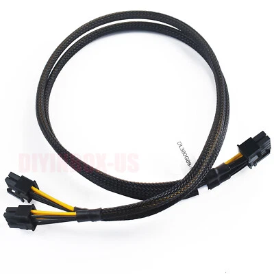 10pin to 6+6pin HP ProLiant DL380 G8 &GPU NVIDIA Quadro K6000 PCIE Cable 50cm - Image 1 of 4