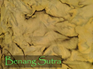 Batik Cotton Quilting Craft Fabric Sewing Mustard Marble - Picture 1 of 1