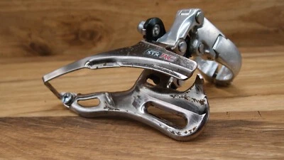 1994 front derailleur MTB Shimano STX RC FD-MC33 28.6 mm top pull VIA Japan - Image 1 of 4