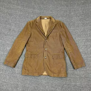 J Crew Vintage Cord Men’s Brown Corduroy Casual Blazer Size Medium Three Button - Picture 1 of 11