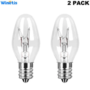 2 Pack 15 Watt 120 Volt C7 E12 Replacement Bulbs for Sticky Dome Flea Trap - Picture 1 of 12